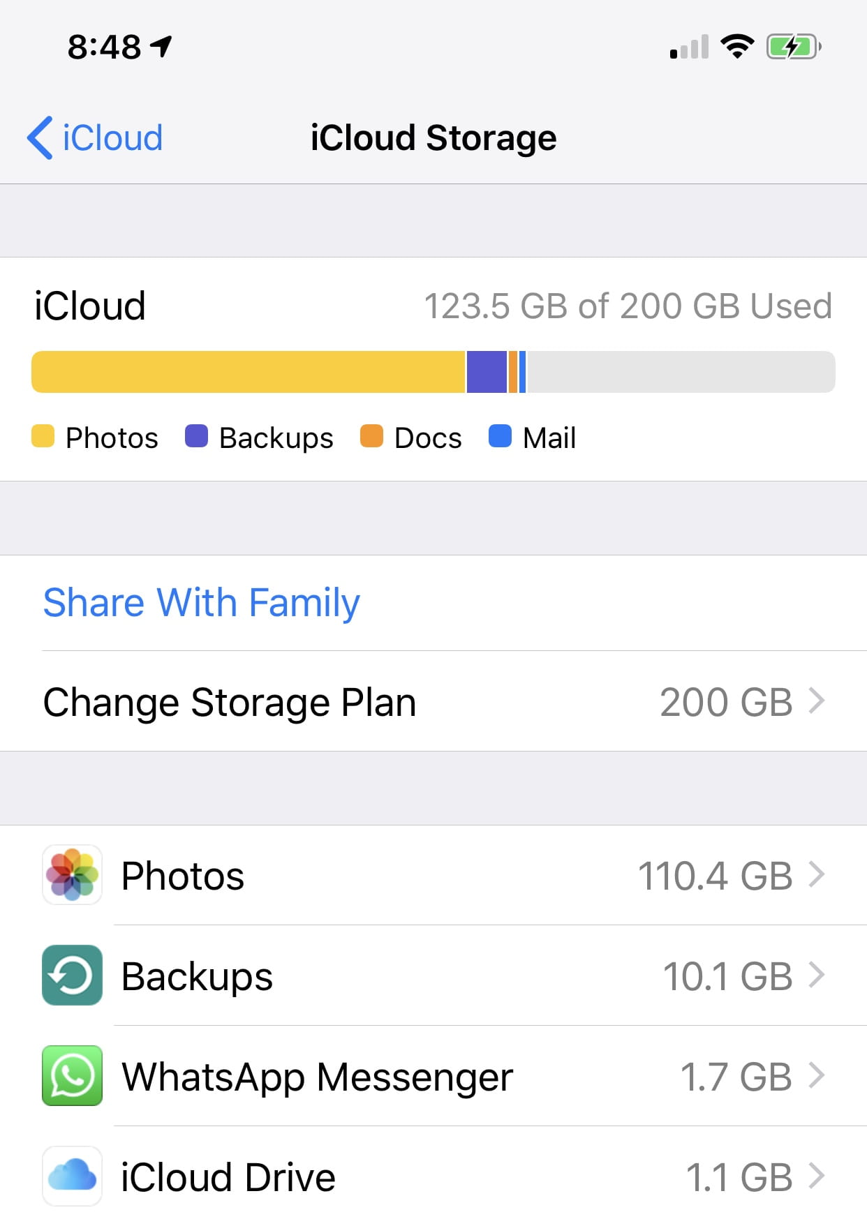 iCloud backup