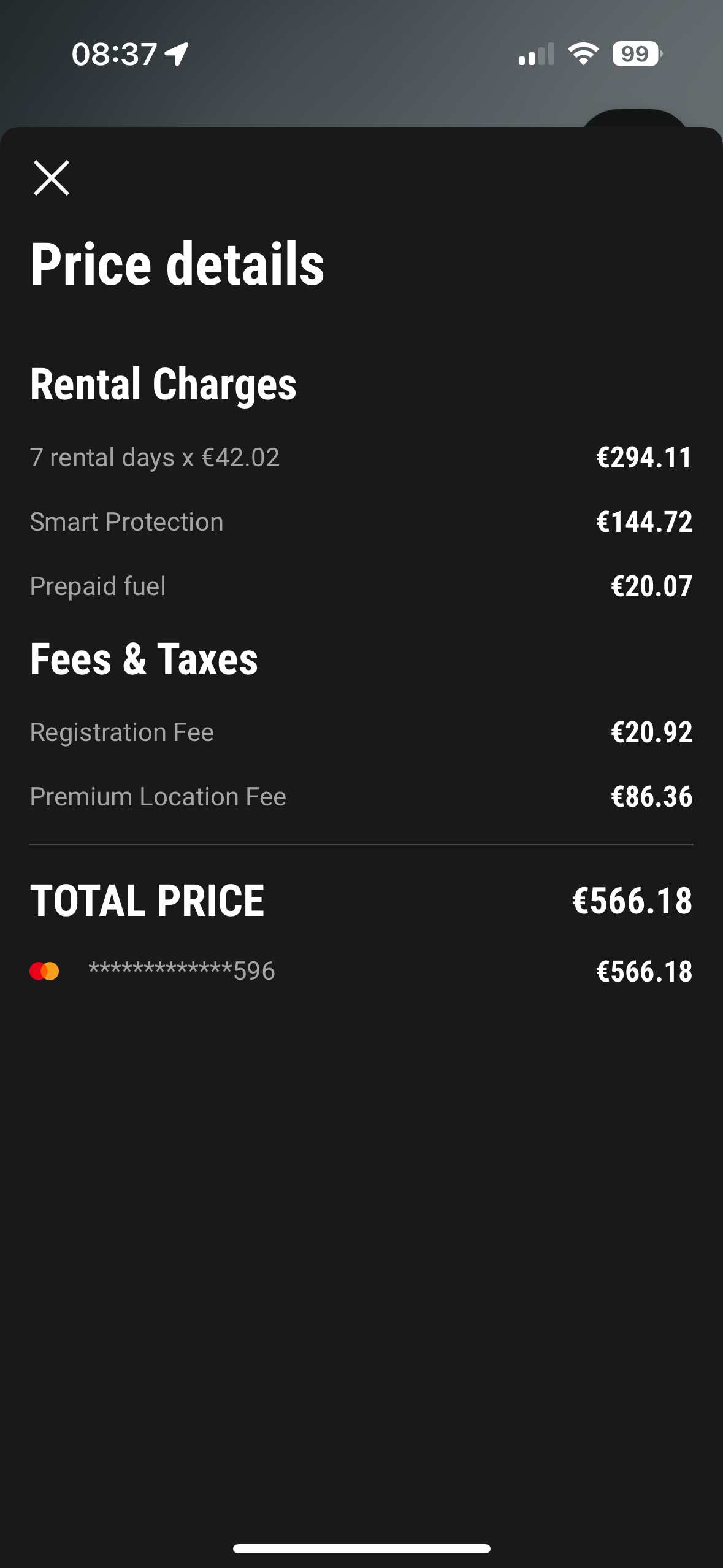 100% battery cost